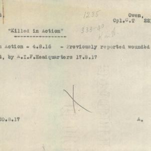 Soldier packet page