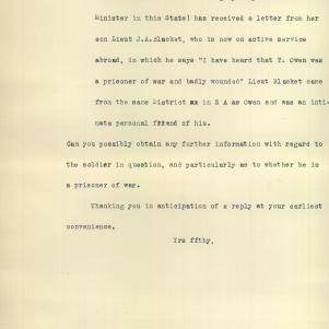 Soldier packet page