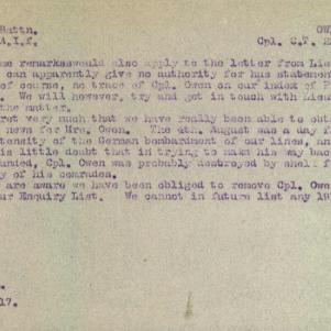 Soldier packet page