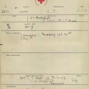 Soldier packet page