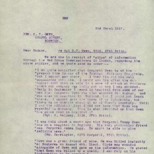 Soldier packet page
