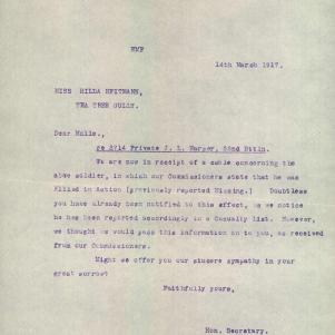Soldier packet page