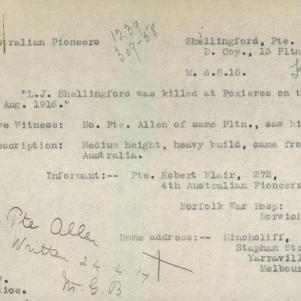 Soldier packet page