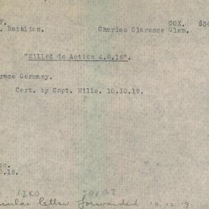 Soldier packet page