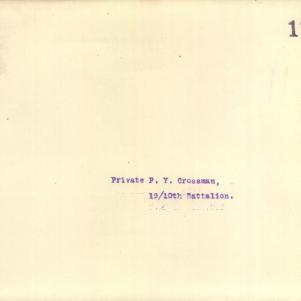 Soldier packet page