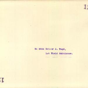 Soldier packet page