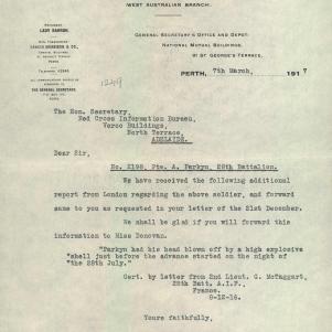 Soldier packet page