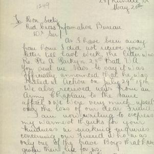 Soldier packet page