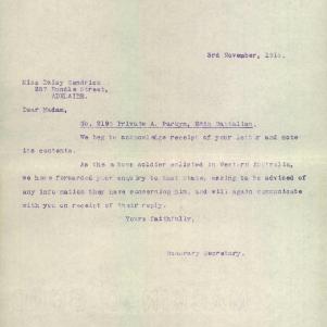 Soldier packet page