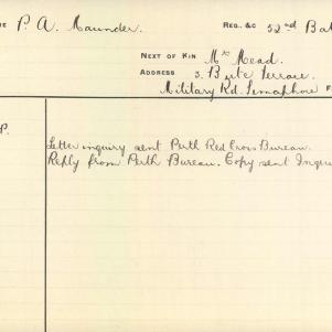 Soldier packet page