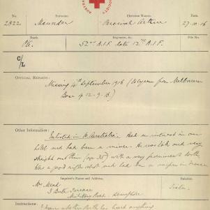Soldier packet page