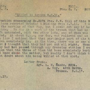 Soldier packet page