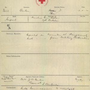Soldier packet page