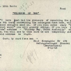 Soldier packet page