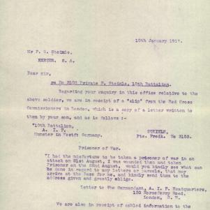 Soldier packet page