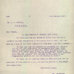 Soldier packet page