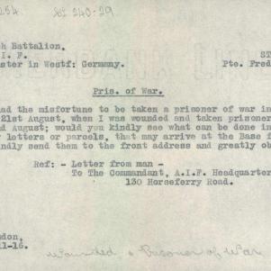 Soldier packet page