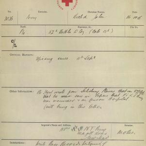 Soldier packet page