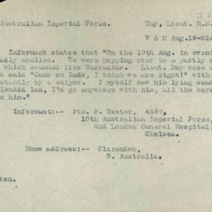 Soldier packet page