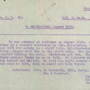 Soldier packet page