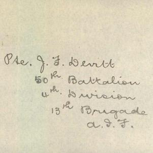 Soldier packet page