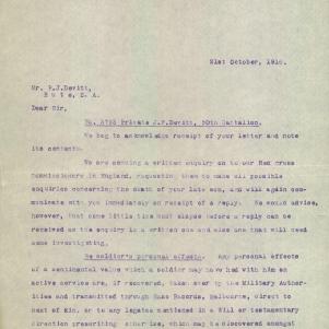 Soldier packet page
