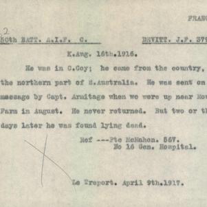 Soldier packet page