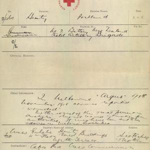Soldier packet page