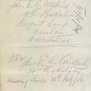 Soldier packet page
