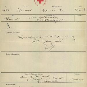 Soldier packet page