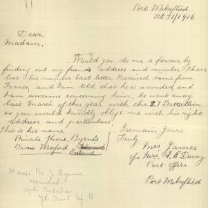 Soldier packet page