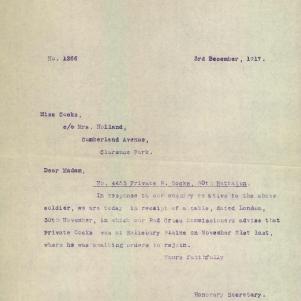 Soldier packet page