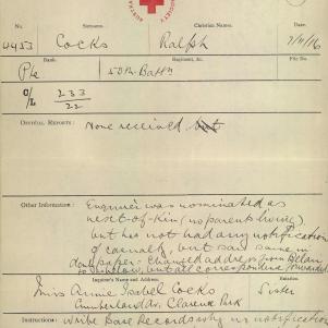 Soldier packet page