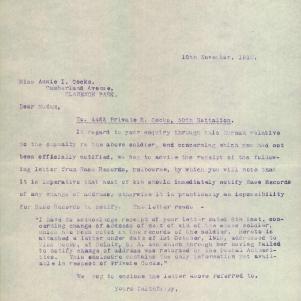 Soldier packet page