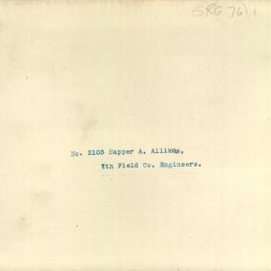 Soldier packet page