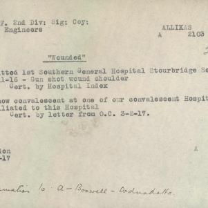 Soldier packet page