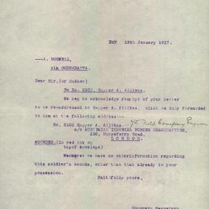 Soldier packet page