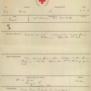 Soldier packet page