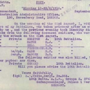 Soldier packet page