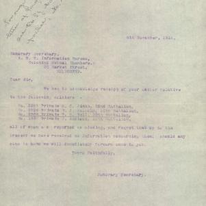 Soldier packet page
