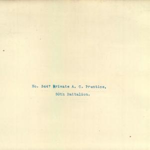 Soldier packet page