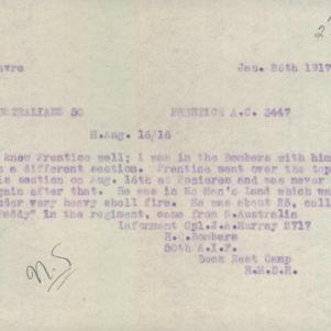 Soldier packet page