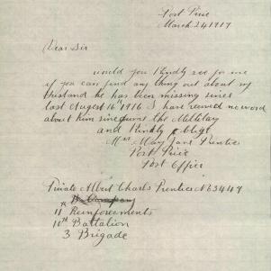 Soldier packet page
