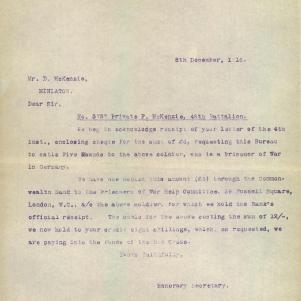 Soldier packet page