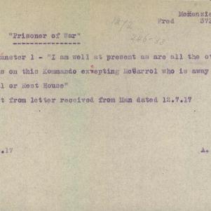Soldier packet page