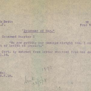 Soldier packet page