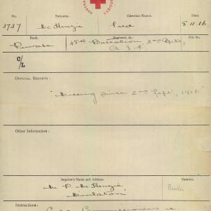 Soldier packet page