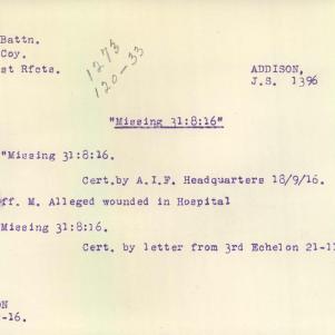 Soldier packet page