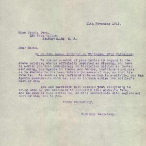 Soldier packet page
