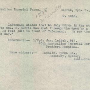 Soldier packet page